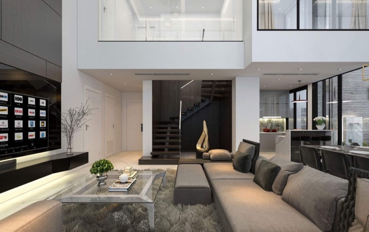 Maison Privée - Góc nhìn kiến trúc mặt đứng