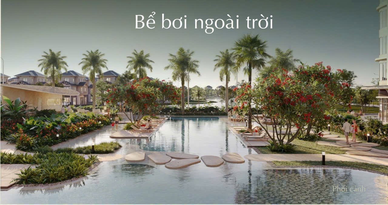 Bể bơi ngoài trời chuẩn resort