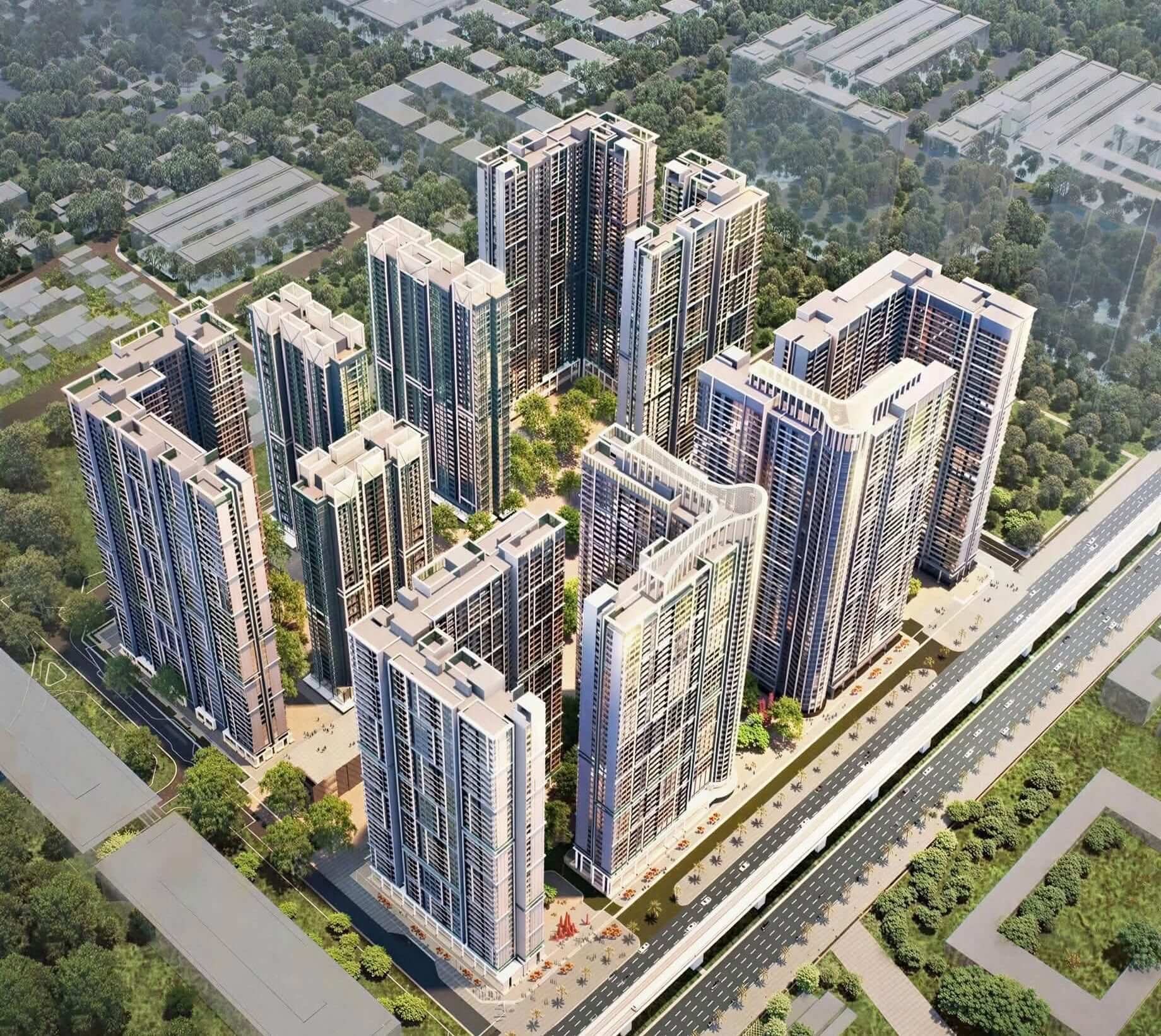 LUMIÈRE Hanoi Seasons Garden — phối cảnh khu cảnh quan nội khu