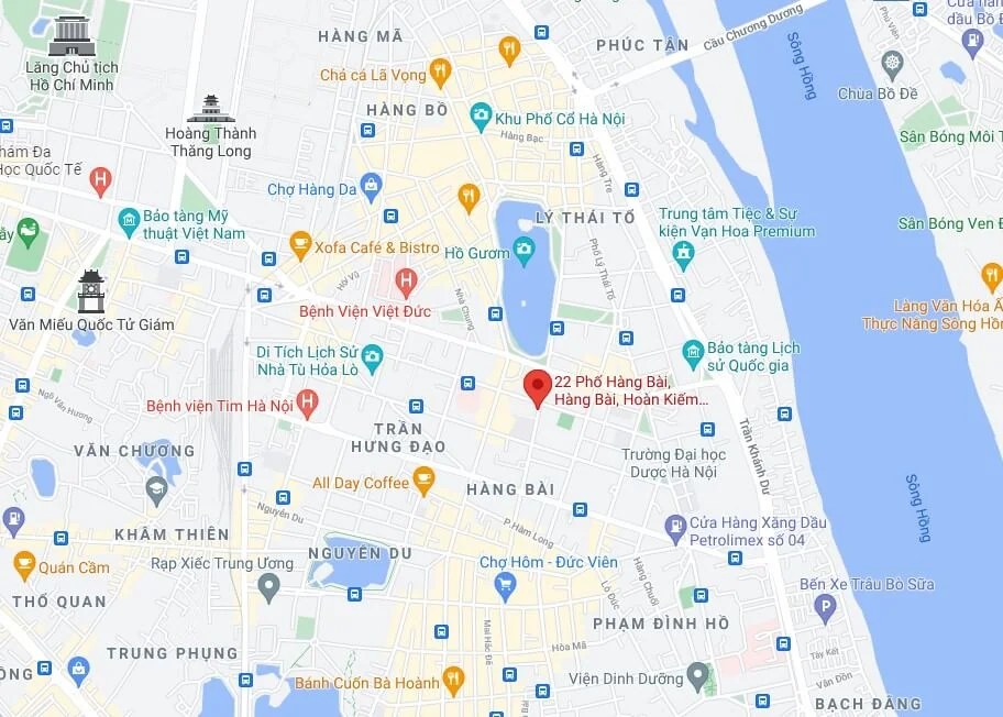 The Grand Hanoi - Vị trí tại Hàng Bài Hoàn Kiếm