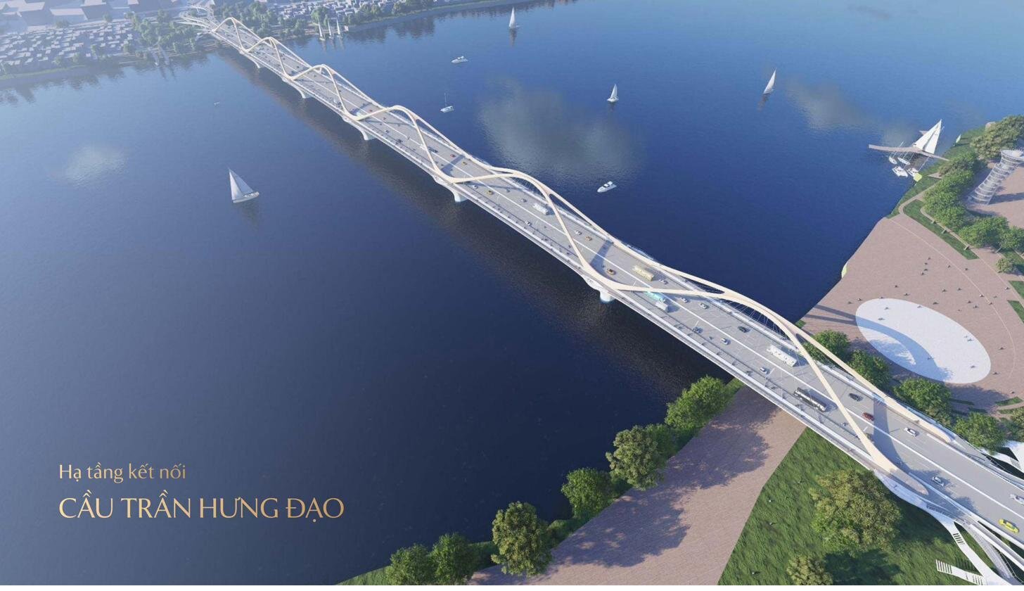Cầu Trần Hưng Đạo - hạ tầng kết nối The Magnolia Long Biên với Hồ Gươm